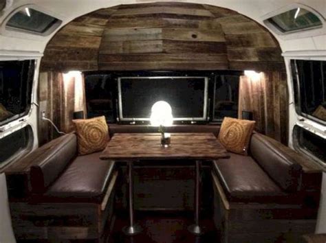 Cool Airstream Interior Including A Wood Stove Airstream Interior