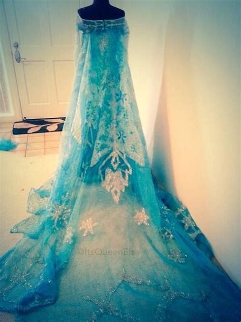 Queen Elsas Dress Disneys Frozen Costume Cosplay Elsa Frozen