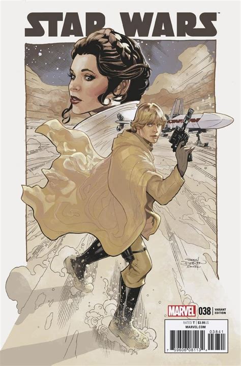 The Cover To Star Wars Comic Book