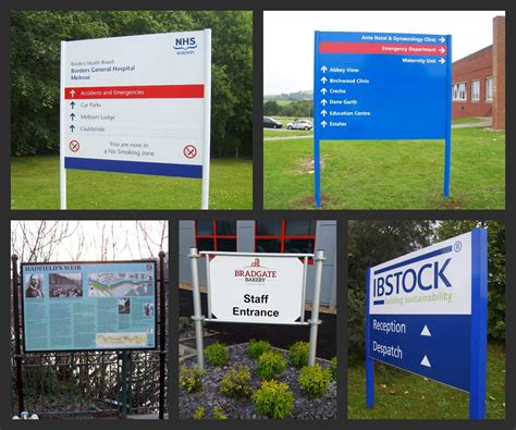 Post And Panel Sign Systems Custom Shaped Panels Led Displays