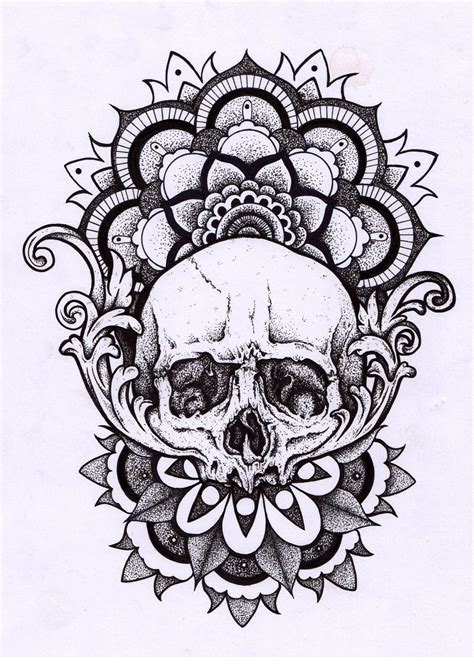 Skull Mandala Mandala Tattoo Design Tattoos Skull Hand Tattoo