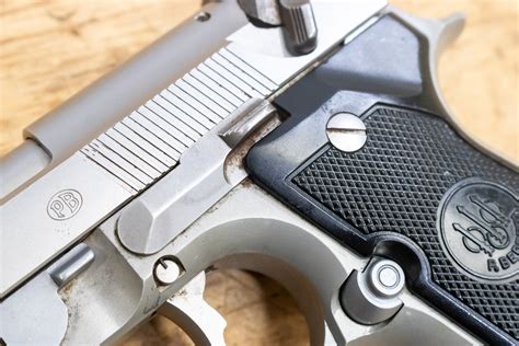 Beretta 92fs Stainless 9mm 15 Round Trade In Pistol Sportsmans