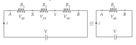 Berikut adalah gambar hambatan yang dipasang secara paralel: Pengertian Macam-Macam Rangkaian Listrik Seri, Paralel dan Campuran Beserta Rumusnya