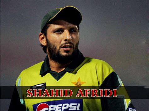 Celebrities Cricketers Shahid Khan Afridi Wallpapers Shahid