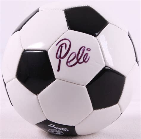 Pele Signed Soccer Ball With Display Case Psa Coa Pristine Auction