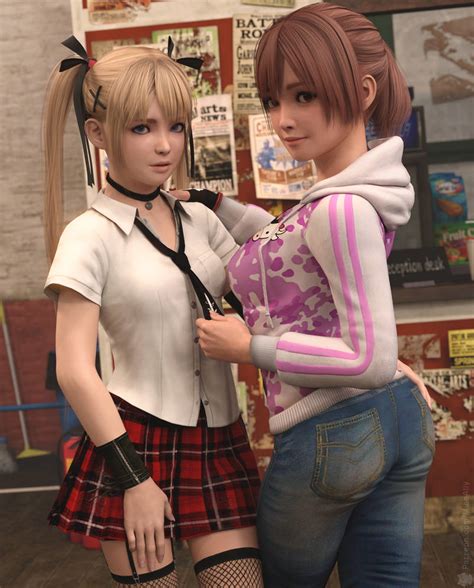 honoka and marie rose by alienally on deviantart