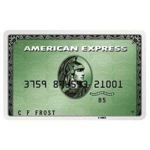American express credit cards may be uncommon in our country, but there are a growing number of merchants that graciously accept amex card payment. American Express - Green Credit Card Reviews - Viewpoints.com