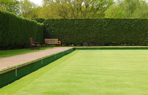 Bowling Green Stock Image Image Of Lawns Hedge Parks 5214665