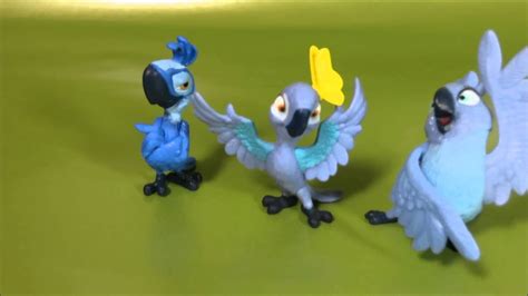 Rio 2 Movie Toys Character Set Tiago Carla And Bia Youtube