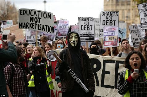 Student Tuition Fee Protest Turns Violent After Labour Mp John