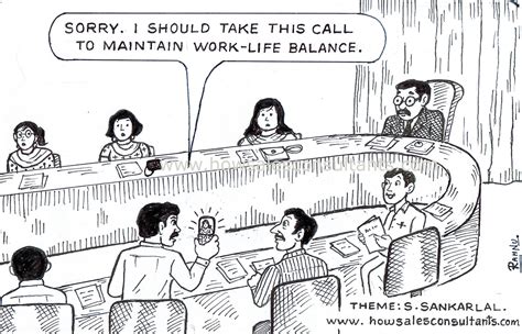 Sankarlal S Cartoons Work Life Balance