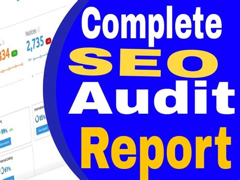 Complete Seo Audit Report Manually Upwork