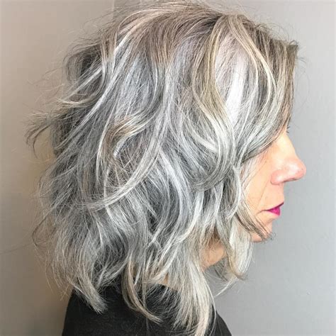 24 Youthful Hairstyles For Women Over 60 With Grey Hair