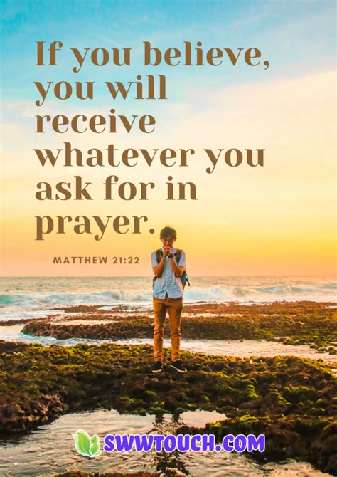 If You Believe You Will Receive Whatever You Ask For In Prayer