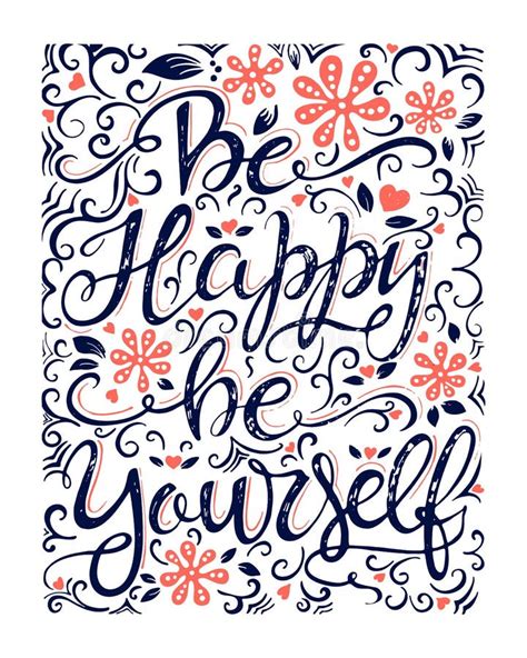 Happy With Yourself Alone Life Single Life Stock Vector