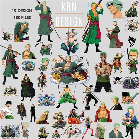 Rorona Zoro Hero Bundle Png Pdf Svg Sticker für Cricut Etsy de