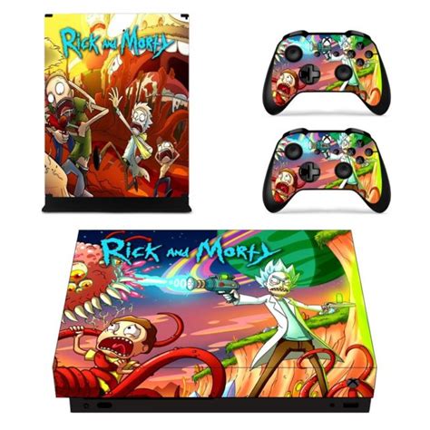 Rick And Morty Skin Sticker For Xbox One X
