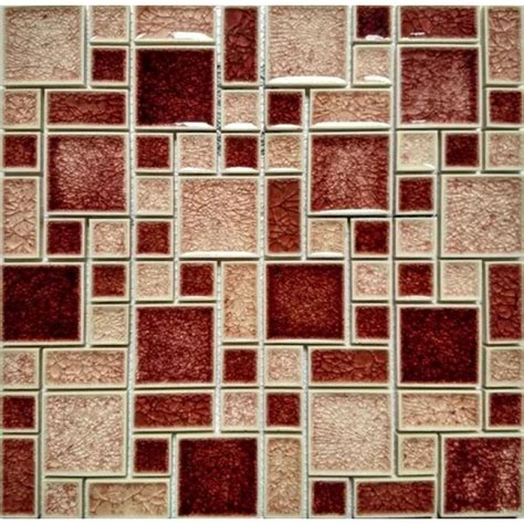 This video shows how to do a glass mosaic tile on an inside corner in bathroom shower or how to install glass mosaic tile on an inside corner. Crackle Glass Mosaic Wall Tile
