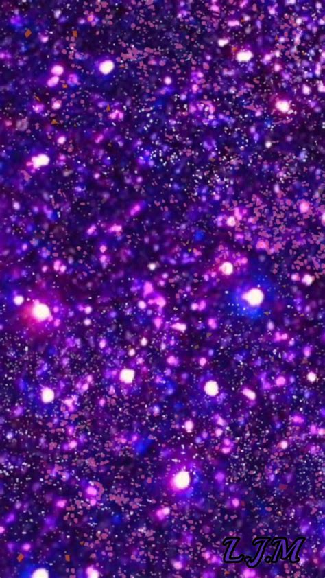 Purple Glitter Phone Wallpaper Sparkle Backgrounds Sparkling Glittery