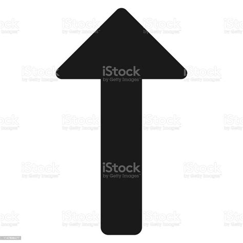 Up Direction Black Arrow Icon Stock Illustration Download Image Now