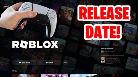 Roblox Official Release Date On Playstation Ps4ps5 Youtube