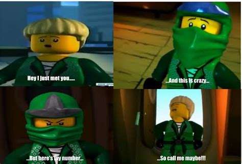 Lloyd Garmadons Ninjago Call Me Maybe Lego Ninjago Ninjago Memes