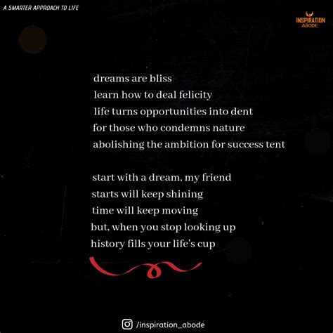 poem on dreams and passion in life inspirational quotes poems life inspiration