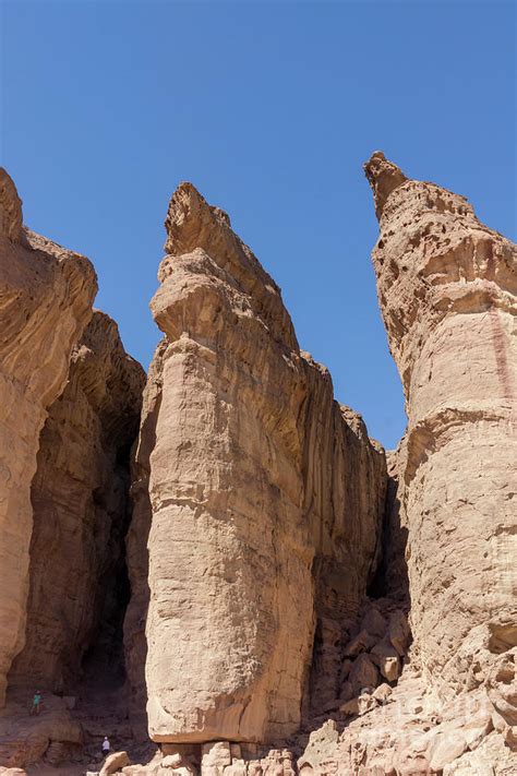 Solomons Pillars In Timna Valley In The Negev Desert In Souther