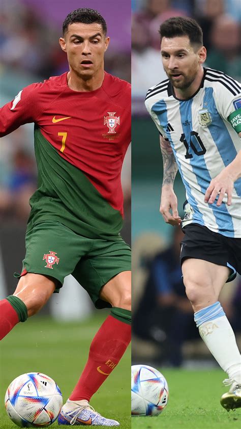 fifa world cup 2022 cristiano ronaldo vs lionel messi international career