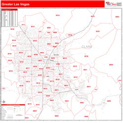 Greater Las Vegas Nevada Zip Code Maps Zipcodemaps