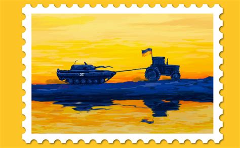 Дизайн новой почтовой марки Доброго вечора ми з України голосование
