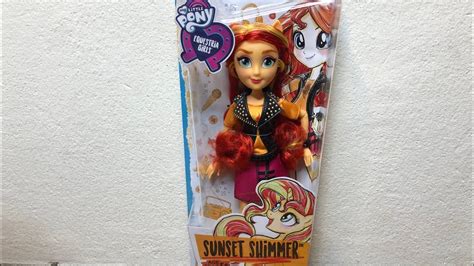 My Little Pony Equestria Girls Sunset Shimmer Toy Unboxing Youtube