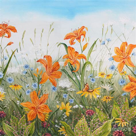 Wildflowers Jp3250 Painting By Jean Plout Pixels