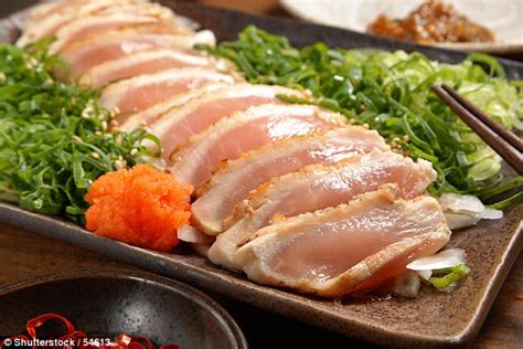 We think katsu is the possible answer on this clue. Foodies horrified by Japanese dish of chicken sashimi ...