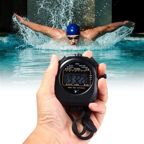 Exact Pc894 Electronic Stopwatch Large Scale Digital Running Timer