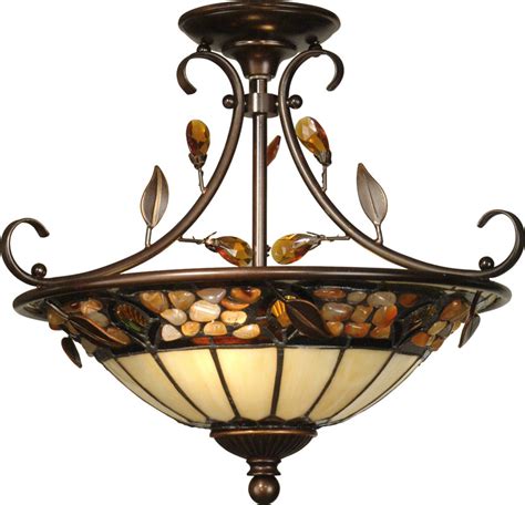 Huge choice of stained glass ceiling lights. Tiffany ceiling lamps - Lighting and Ceiling Fans