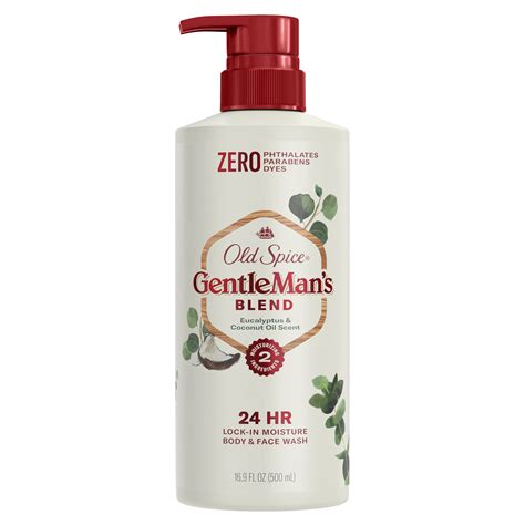 Old Spice Mens Body Wash Gentlemans Blend Eucalyptus And Coconut Oil