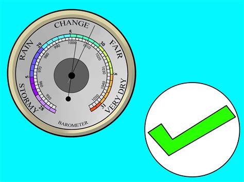 Pressure tendency can forecast short term changes in the weather. Ein Barometer justieren - wikiHow