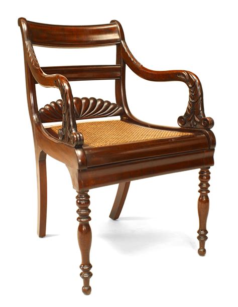English Regency Mahogany Arm Chair