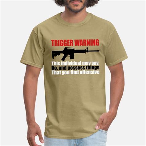 Trigger Warning T Shirts Unique Designs Spreadshirt