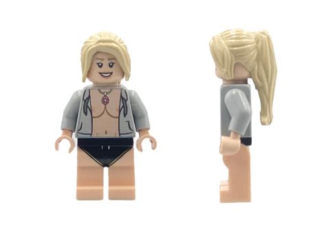 Naked Minifigures With Breasts Custom Design Printed On LEGO Parts Open