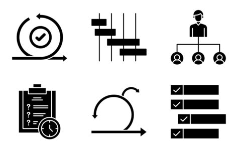 Project Management Icon Pack Glyph 22 Svg Icons