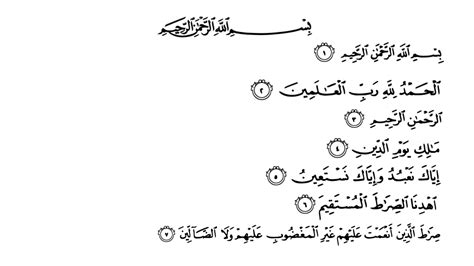 Terjemahan perkata per kata, tafsir ~ audio reciter. Surah al-Fatihah: The Opening Chapter of The Quran ...