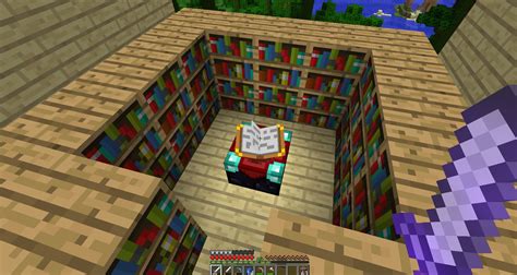 Minecraft Bookshelves For Enchanting Table House People