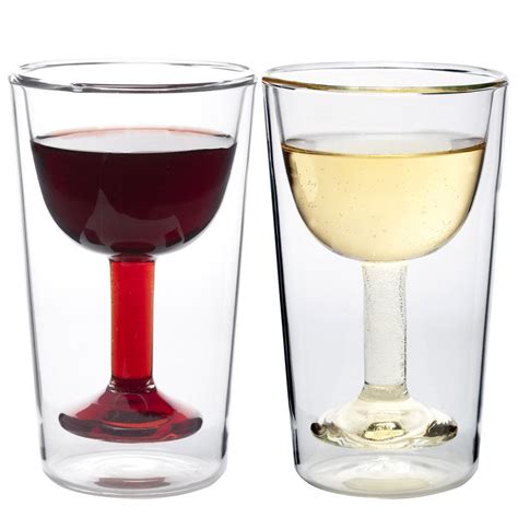 Madison Double Wall Wine Glasses Set Of 2 Wine Glasses Wine Recipes Funny Wine Glasses