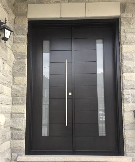 The truth is when you are going to planning your amazing future home and specially when you thinking about front door design there are so. Modern Design Solid Mahogany Wood Double Door - Modern Doors