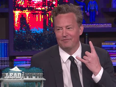 matthew perry reveals the friends story line he had to kill