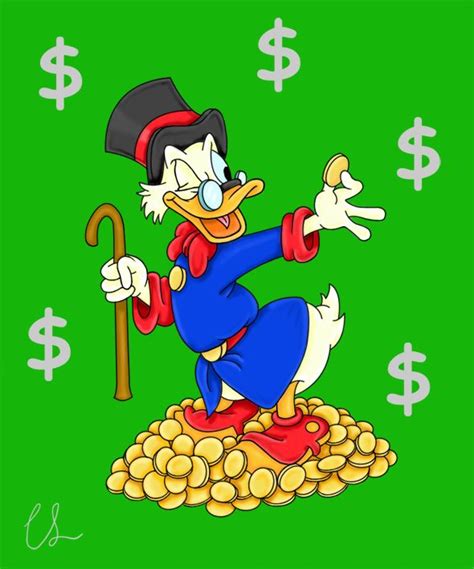 Money Money Money Disney Characters Duck Fictional Characters