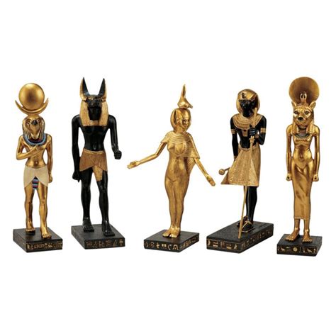 Design Toscano Inc 8 5h In Gods Of The Egyptian Realm Statues Wu9600 Ancient Egypt Gods