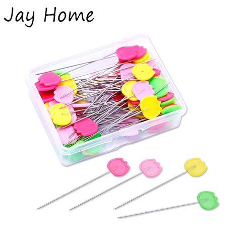 100pcs Sewing Pins Ball Glass Head Pins Straight Quilting Pins For